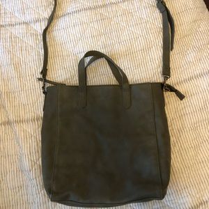 Green mid size crossbody bag